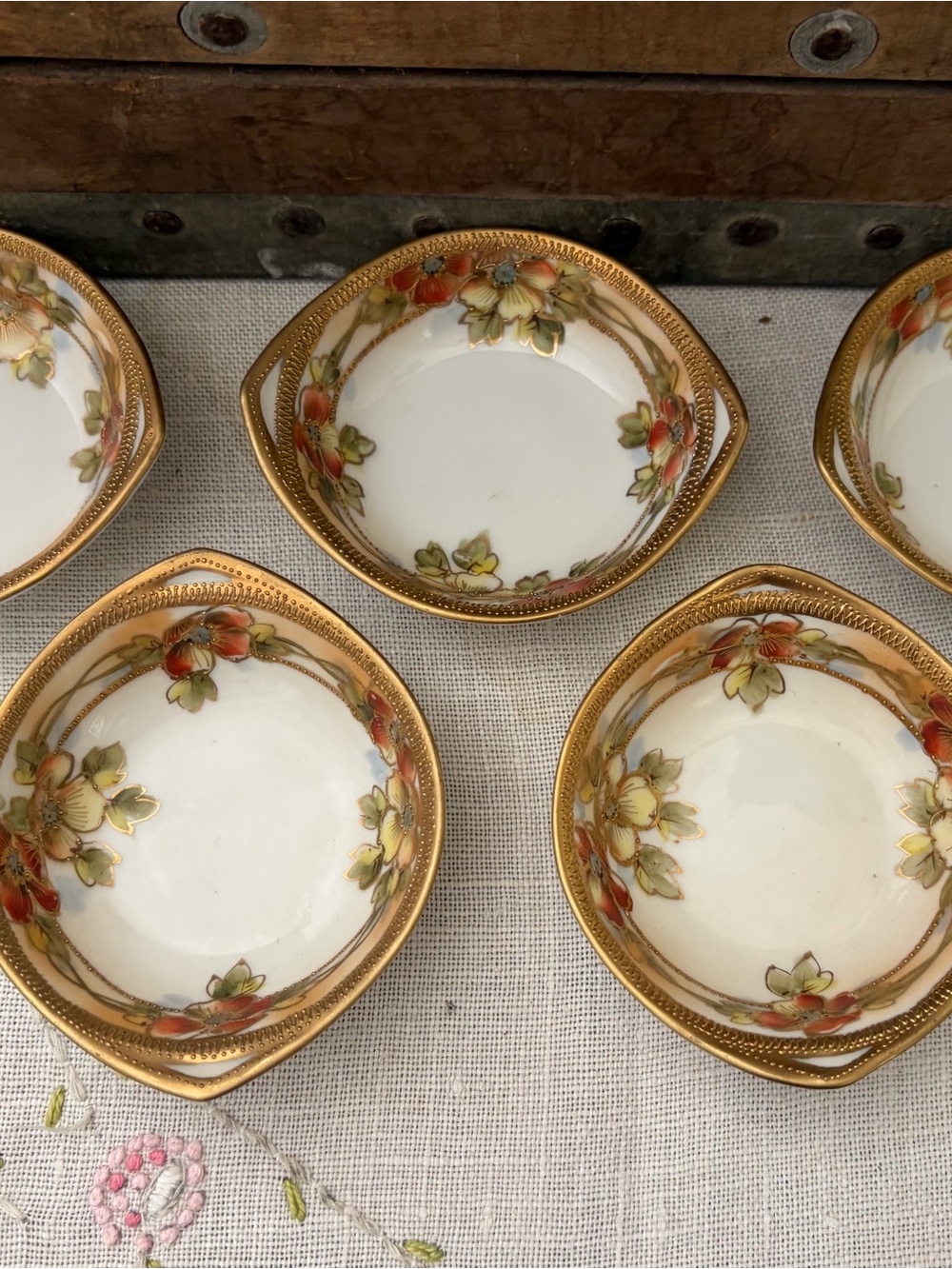 Antique Porcelain Sauce bowls